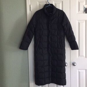 Full length ladies down coat